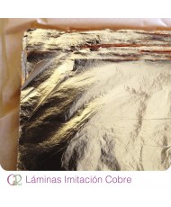 Lámina imitación cobre 16x16 cm 10 uni.