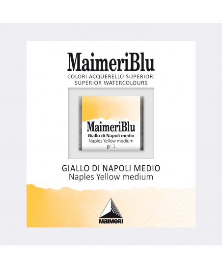 099 - Naples Yellow medium Acuarela Maimeri Blu 1.5ml