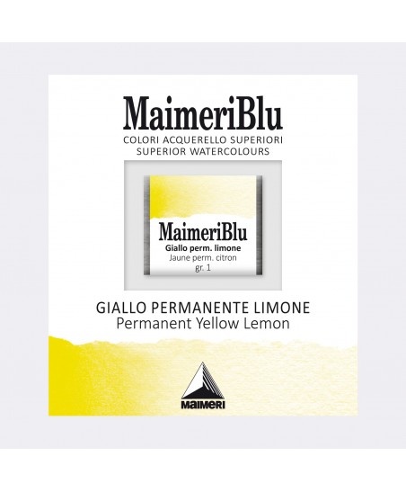 112 - Permanent Yellow Lemon Acuarela Maimeri Blu 1.5ml