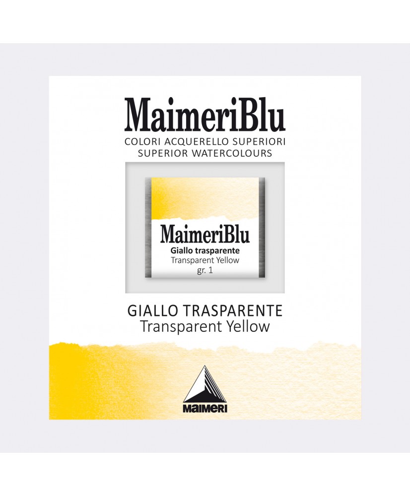 122 - Transparent Yellow Acuarela Maimeri Blu 1.5ml