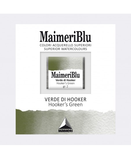 C&R: 325 - Hooker's Green Acuarela Maimeri Blu 1.5ml
