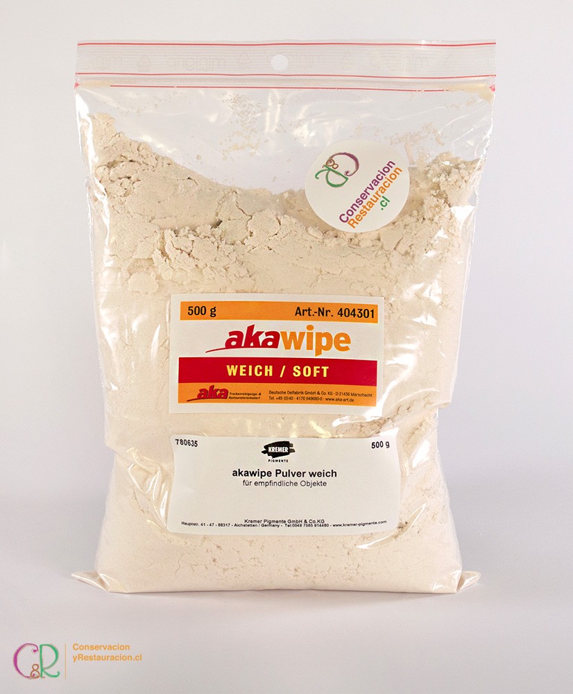 Akawipe Powder Soft - Limpieza de Papel, Seda, Lino, etc