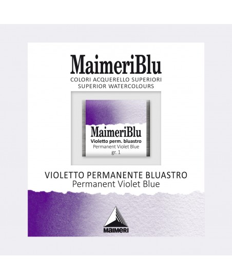 463 - Permanent Violet Blueish Acuarela Blue Maimeri Blu 1.5ml