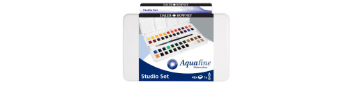 C&R: Set Acuarelas Aquafine Travel Daler - Rowney 48 Colores