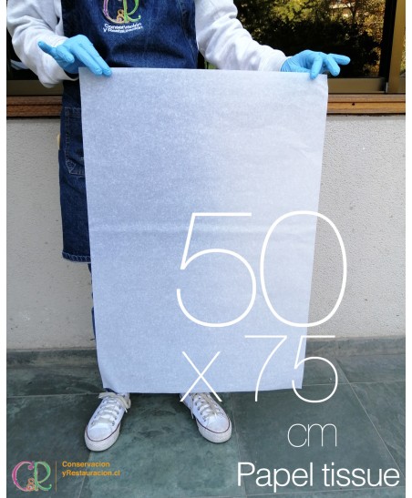 Papel Tissue velina 50 x 75 cm