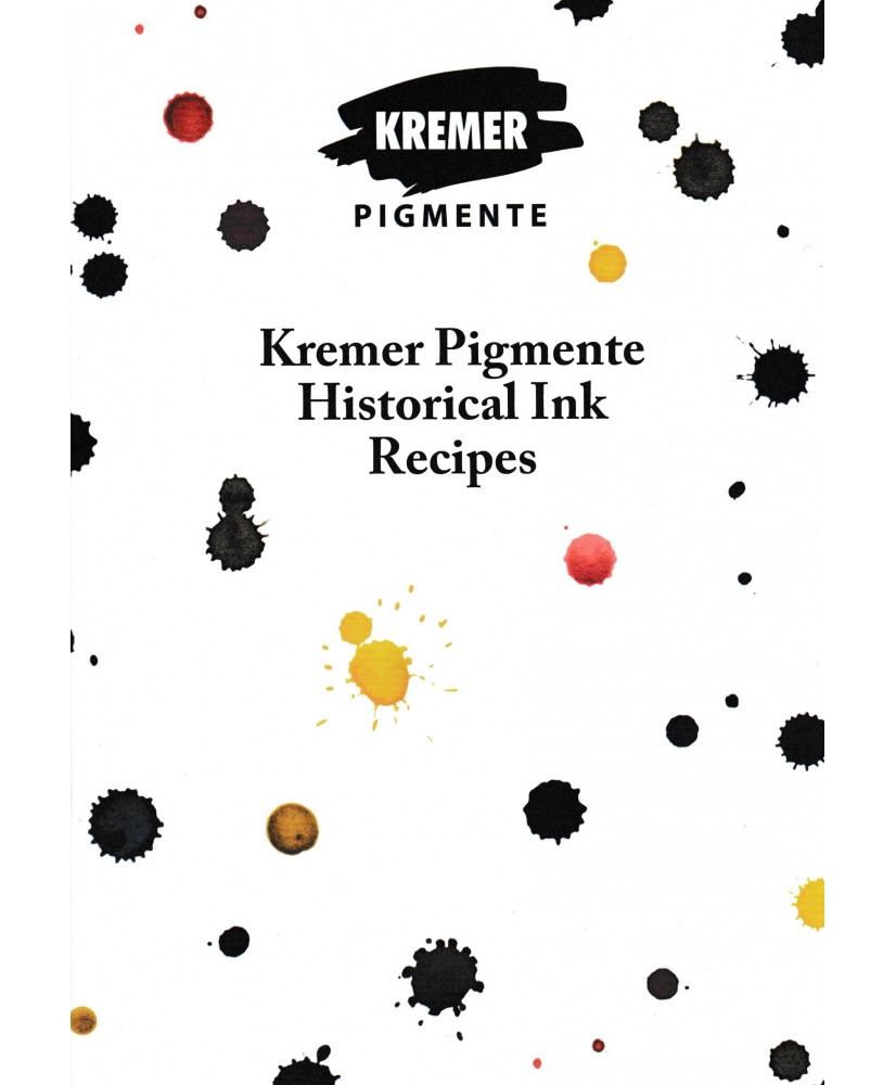 Kremer Pigmente Historical Ink Recipes in German Books & Color Charts