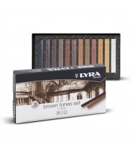 Set Pasteles tonos Café - Polycrayons Lyra 12pcs
