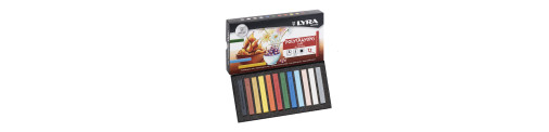 C&R: Pasteles seco colores - Polycrayons Lyra - 12 colores