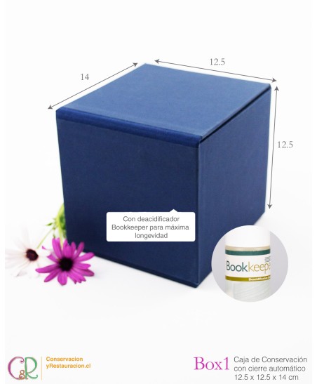 Cajas de conservación con tapa abatible "Box1"