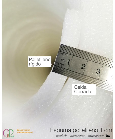 1 cm - Lámina de espuma de polietileno foam