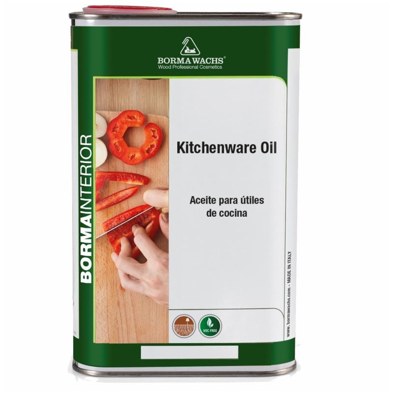 Kitchenware Oil 1L- Aceite protector madera para alimentos - Borma Wash Kitchenware Oil 1L- Aceite protector madera para alimentos - Borma Wash