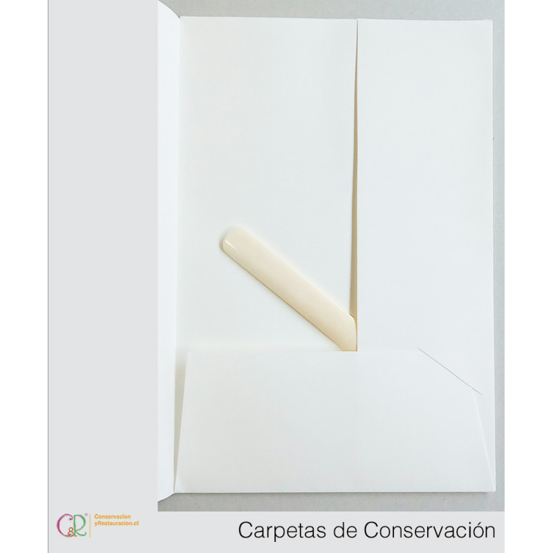 Carpeta de papel 3 pliegues - Oficio
