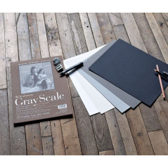 C&R: Block para Dibujo Greyscale 216g -Strathmore®