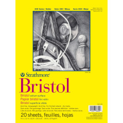 Croquera Bristol 270g 20H. 22.9X30.5cm Serie 300 - Strathmore