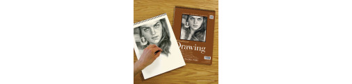 C&R: Croquera Drawing 130g 24H. 22.9X30.5cm Serie 400 - Strathmore