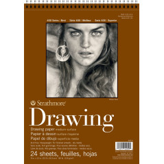 Croquera Drawing 130g 24H. 22.9X30.5cm Serie 400 - Strathmore