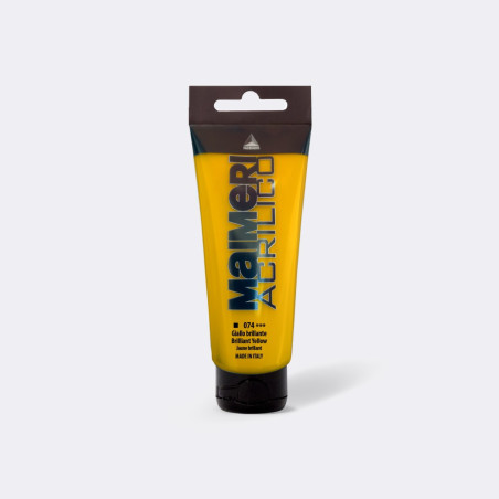 C&R: Acrílico 074 - Brillant Yellow 75ml Maimeri