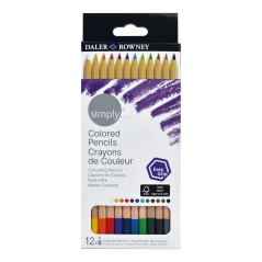 C&R: Set lápices colores Simply 12col - Daler Rowney