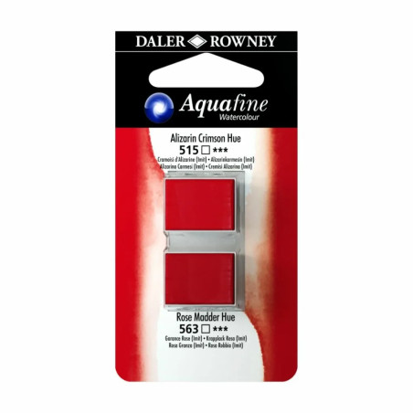 C&R: Alzarina Carmesí imit/Rosa Granza imit 05 - Acuarela Aquafine 1/2 godet - Daler Rowney