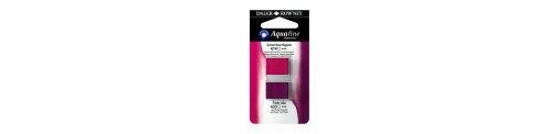 Magenta Quinacridona/Laca Púrpura 07 - Acuarela Aquafine 1/2 godet - Daler Rowney