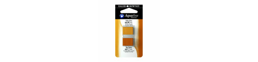 C&R: Amarillo Ocre/Siena Natural 17 - Acuarela Aquafine 1/2 godet - Daler Rowney