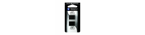 C&R: Negro Marfil/Negro Humo bujía 22 - Acuarela Aquafine 1/2 godet - Daler Rowney