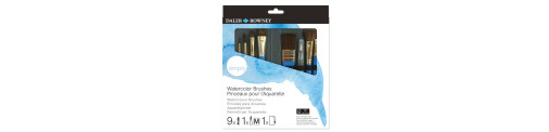 C&R: Set 10 pinceles con estuche para acuarela Simply – DALER ROWNEY