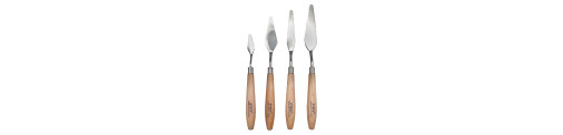 Set 4 espátulas metálica Simply - Daler- Rowney
