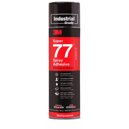 C&R: Super 77 Adhesivo en Aerosol Multipropósito - 3M