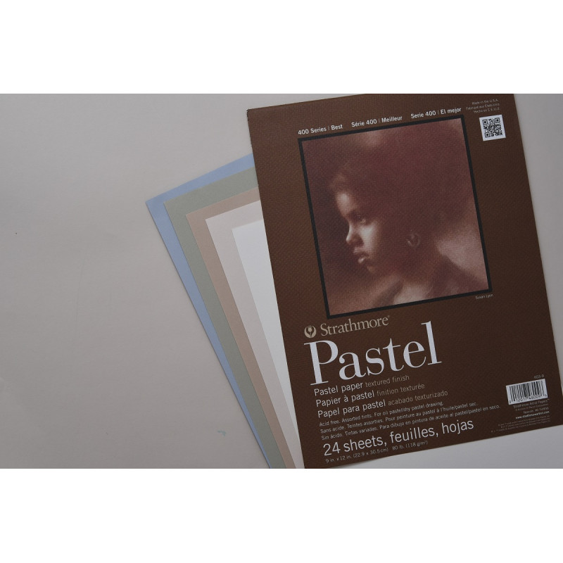 Block Pastel 118g 24H. 22.9X30.5cm Serie 400 - Strathmore