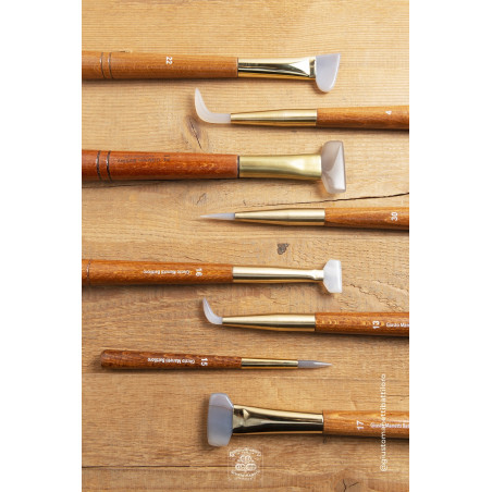 Bruñidor de piedra Ágata para dorado