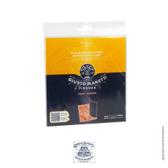 Lámina imitación oro variegada rojo 14x14 cm 25 uni.