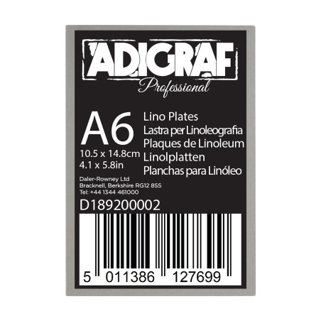 C&R: Planchas A6 de linóleo profesionales para grabado - Adigraf