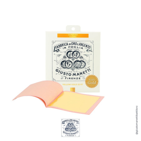 C&R: Lámina de oro amarilla suelta de 22k