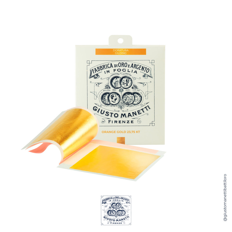 Lámina de oro naranja Transfer 23.75K