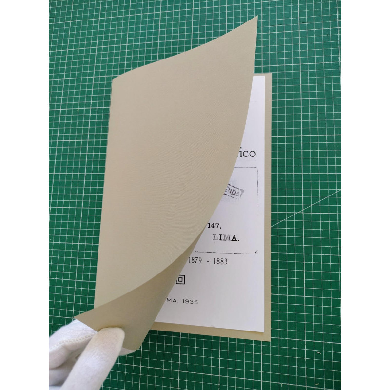 Carpeta de papel simple gris - Oficio