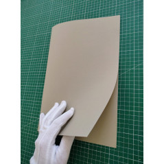 Carpeta de papel simple gris - Oficio