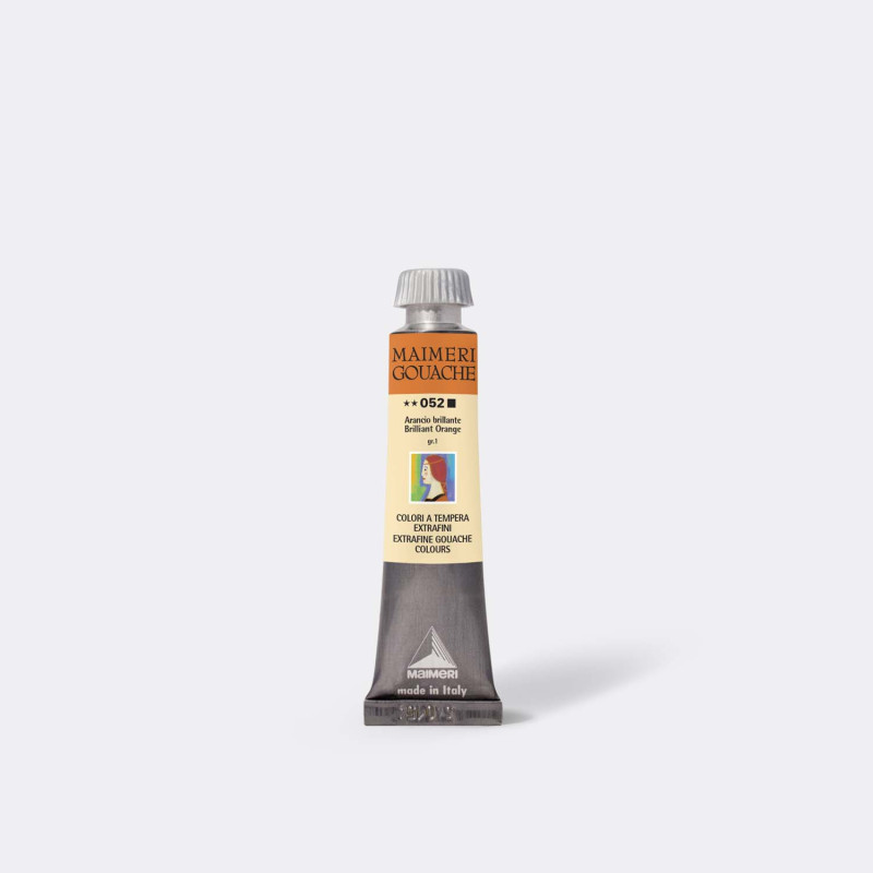 Gouache 052 - Naranja Brillante 20ml - Maimeri