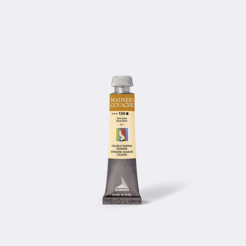 Gouache 135 - Ocre Oscuro 20ml - Maimeri