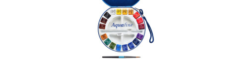 C&R: Acuarela Aquafine - Daler Rowney de 18 colores