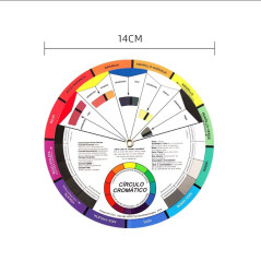 C&R: Círculo cromático o rueda de color 14cm
