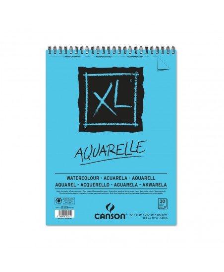 Croquera Canson XL Aquarelle A4