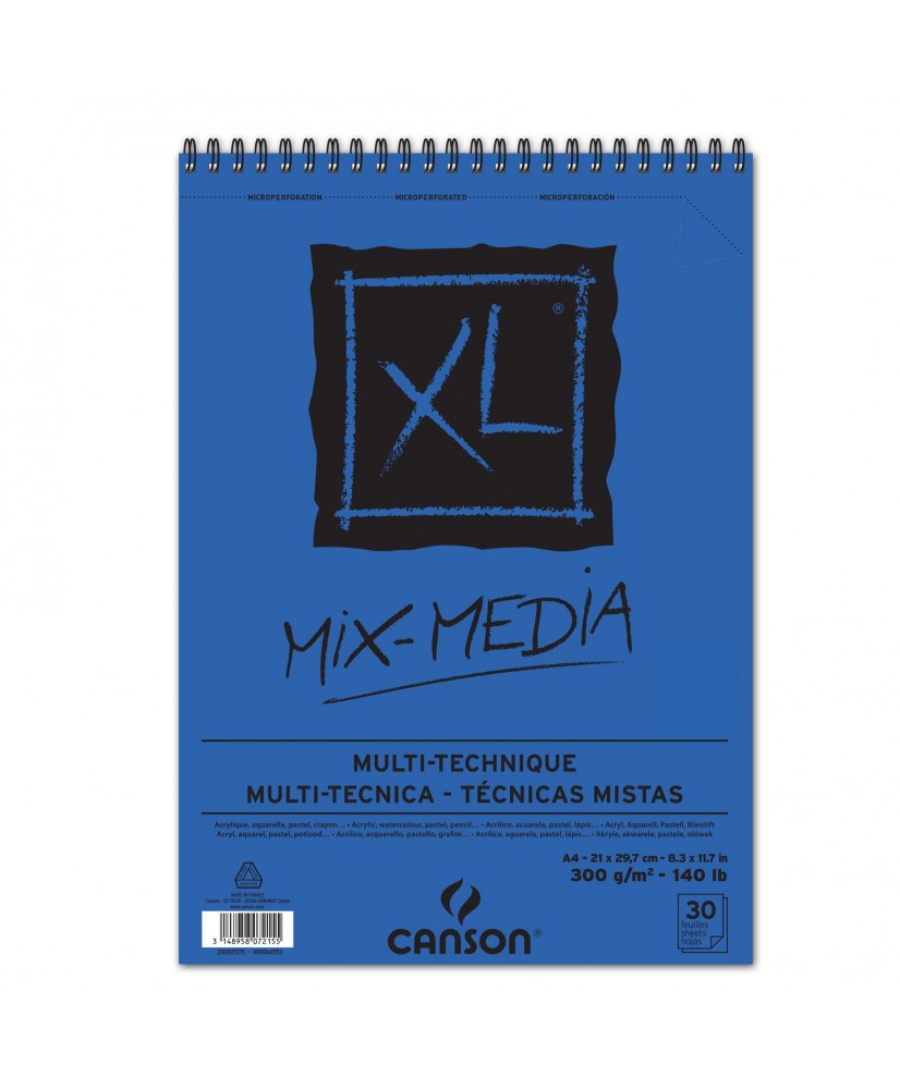 Croquera Canson XL Mix media A4