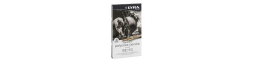 C&R: Set Polycolor gray pencils Lyra Rembrandt 12pcs